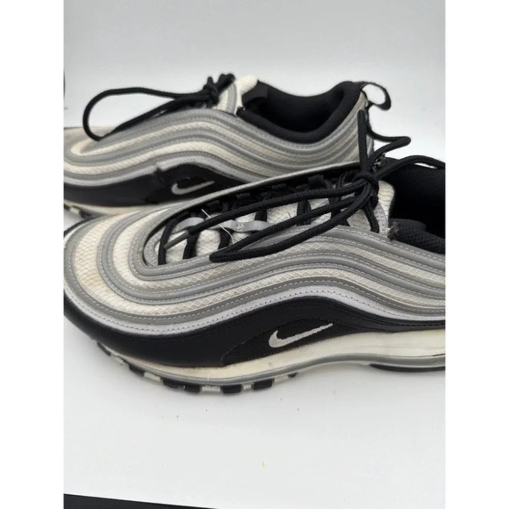 Nike Air Max 97 Black Silver White DM0028-001 Men's Size‎ 11 Sneakers.    1647